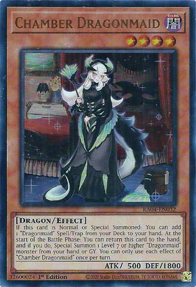 Chamber Dragonmaid (UR) (RA04-EN032) [Quarter Century Stampede]