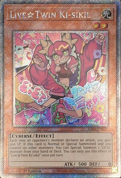 Live Twin Ki-sikil (Platinum Secret Rare) (RA04-EN035) [Quarter Century Stampede]