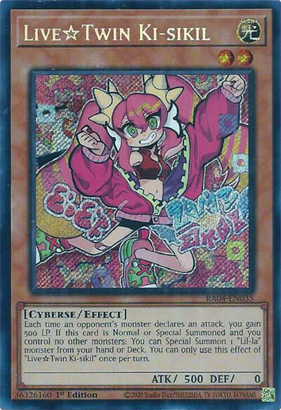 Live Twin Ki-sikil (Secret Rare) (RA04-EN035) [Quarter Century Stampede]