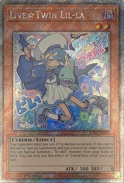 Live Twin Lil-la (Platinum Secret Rare) (RA04-EN036) [Quarter Century Stampede]