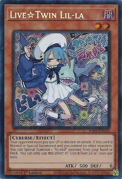 Live Twin Lil-la (Secret Rare) (RA04-EN036) [Quarter Century Stampede]