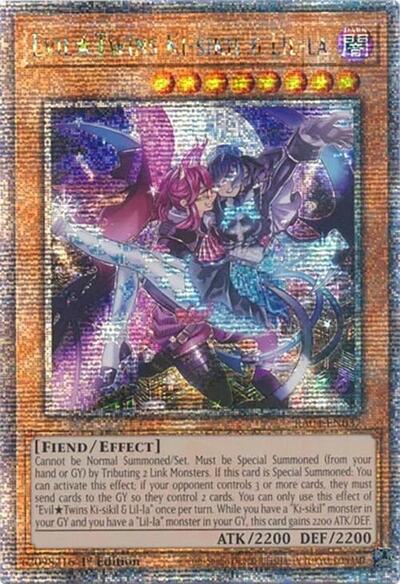 Evil Twins Ki-sikil & Lil-la (Quarter Century Secret Rare) (RA04-EN037) [Quarter Century Stampede]