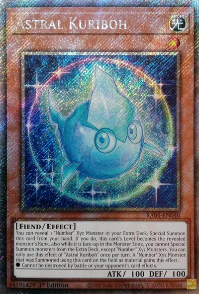 Astral Kuriboh (Platinum Secret Rare) (RA04-EN040) [Quarter Century Stampede]