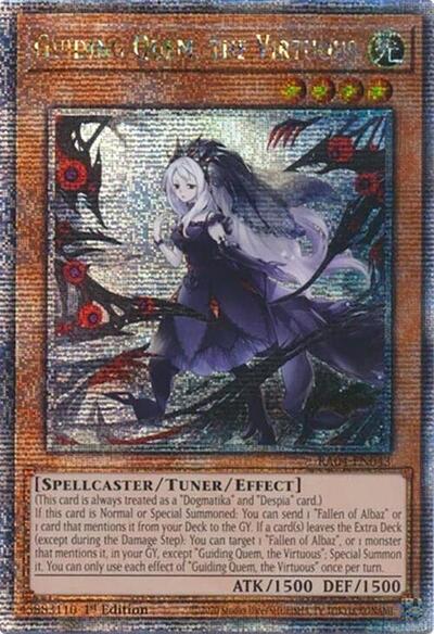 Guiding Quem, the Virtuous (Quarter Century Secret Rare) (RA04-EN043) [Quarter Century Stampede]