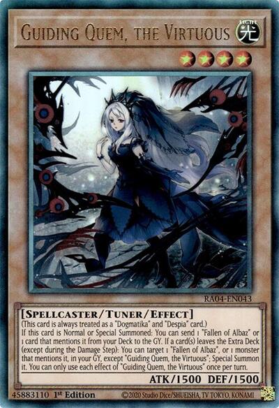 Guiding Quem, the Virtuous (PUR) (RA04-EN043) [Quarter Century Stampede]