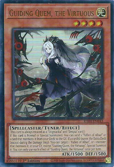 Guiding Quem, the Virtuous (UR) (RA04-EN043) [Quarter Century Stampede]