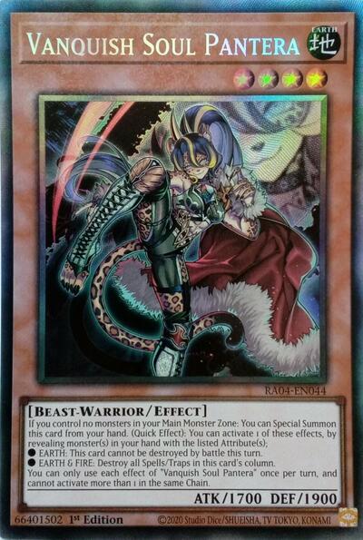 Vanquish Soul Pantera (PCR) (RA04-EN044) [Quarter Century Stampede]