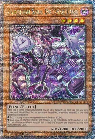Vanquish Soul Dr. Mad Love (Quarter Century Secret Rare) (RA04-EN045) [Quarter Century Stampede]