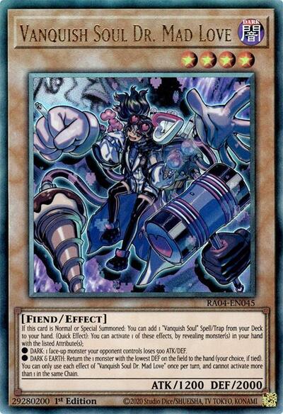 Vanquish Soul Dr. Mad Love (PUR) (RA04-EN045) [Quarter Century Stampede]