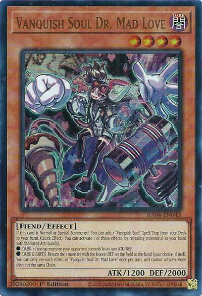 Vanquish Soul Dr. Mad Love (UR) (RA04-EN045) [Quarter Century Stampede]