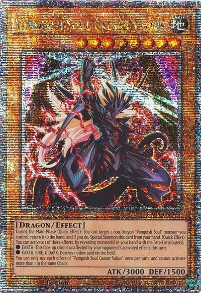 Vanquish Soul Caesar Valius (Quarter Century Secret Rare) (RA04-EN046) [Quarter Century Stampede]
