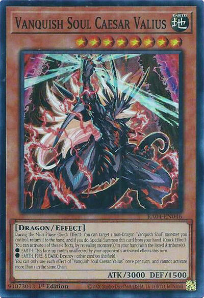 Vanquish Soul Caesar Valius (RA04-EN046) [Quarter Century Stampede]