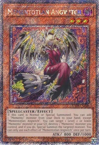 Mementotlan Angwitch (Platinum Secret Rare) (RA04-EN048) [Quarter Century Stampede]