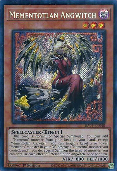 Mementotlan Angwitch (Secret Rare) (RA04-EN048) [Quarter Century Stampede]