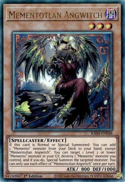Mementotlan Angwitch (PUR) (RA04-EN048) [Quarter Century Stampede]
