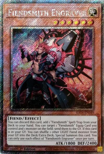 Fiendsmith Engraver (Platinum Secret Rare) (RA04-EN049) [Quarter Century Stampede]