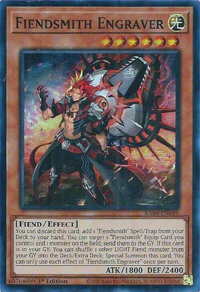 Fiendsmith Engraver (RA04-EN049) [Quarter Century Stampede]