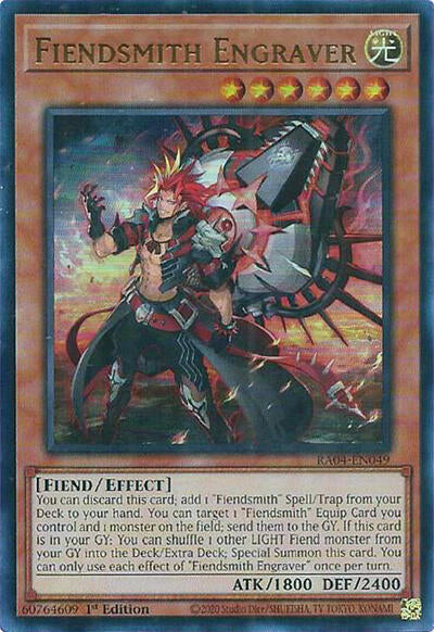Fiendsmith Engraver (UR) (RA04-EN049) [Quarter Century Stampede]