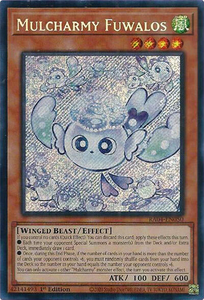 Mulcharmy Fuwalos (Secret Rare) (RA04-EN050) [Quarter Century Stampede]