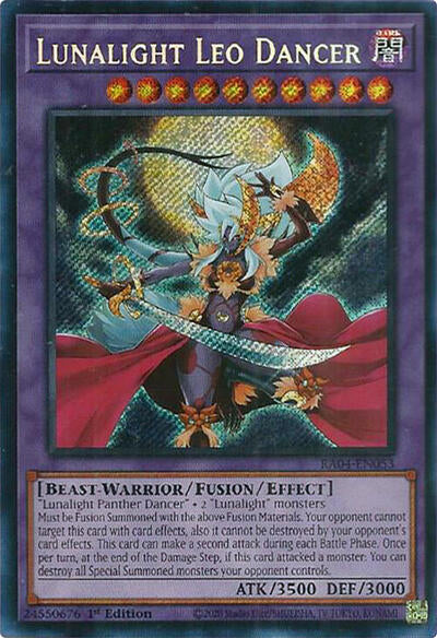 Lunalight Leo Dancer (Secret Rare) (RA04-EN053) [Quarter Century Stampede]