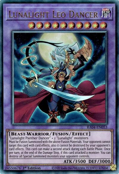Lunalight Leo Dancer (PUR) (RA04-EN053) [Quarter Century Stampede]