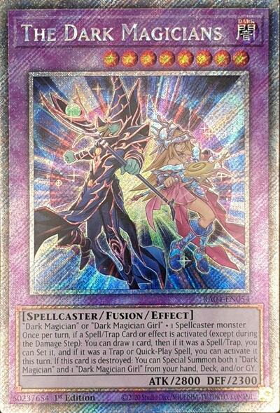 The Dark Magicians (Platinum Secret Rare) (RA04-EN054) [Quarter Century Stampede]
