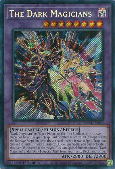 The Dark Magicians (Secret Rare) (RA04-EN054) [Quarter Century Stampede]