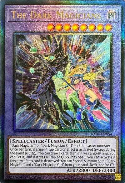 The Dark Magicians (PUR) (RA04-EN054) [Quarter Century Stampede]