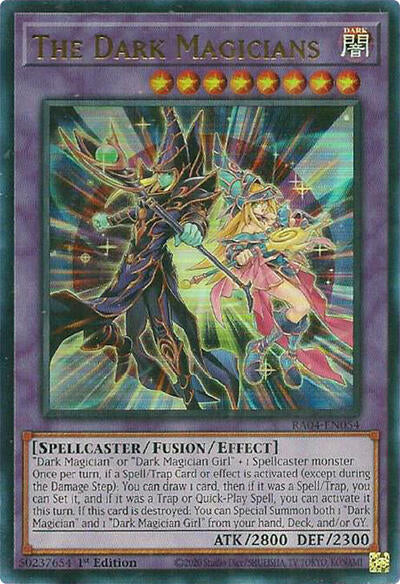 The Dark Magicians (UR) (RA04-EN054) [Quarter Century Stampede]