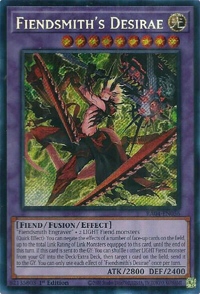 Fiendsmith's Desirae (Secret Rare) (RA04-EN056) [Quarter Century Stampede]