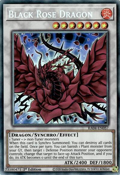Black Rose Dragon (PCR) (RA04-EN057) [Quarter Century Stampede]