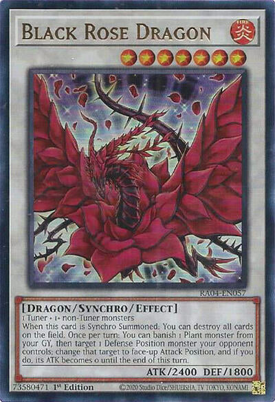 Black Rose Dragon (UR) (RA04-EN057) [Quarter Century Stampede]