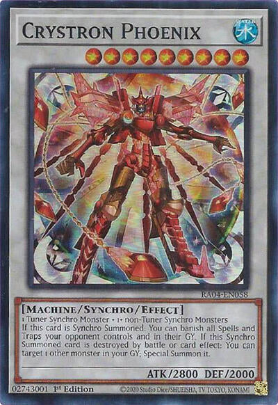 Crystron Phoenix (RA04-EN058) [Quarter Century Stampede]
