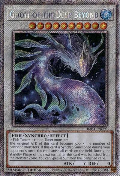 Ghoti of the Deep Beyond (Platinum Secret Rare) (RA04-EN060) [Quarter Century Stampede]