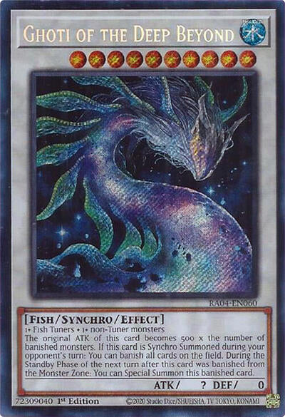 Ghoti of the Deep Beyond (Secret Rare) (RA04-EN060) [Quarter Century Stampede]