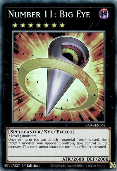 Number 11: Big Eye (PCR) (RA04-EN062) [Quarter Century Stampede]