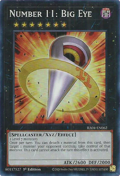 Number 11: Big Eye (RA04-EN062) [Quarter Century Stampede]