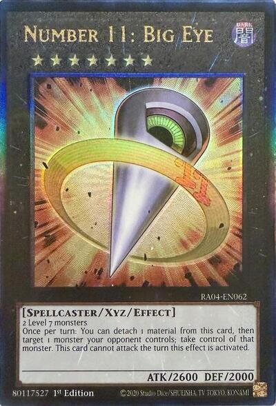 Number 11: Big Eye (PUR) (RA04-EN062) [Quarter Century Stampede]
