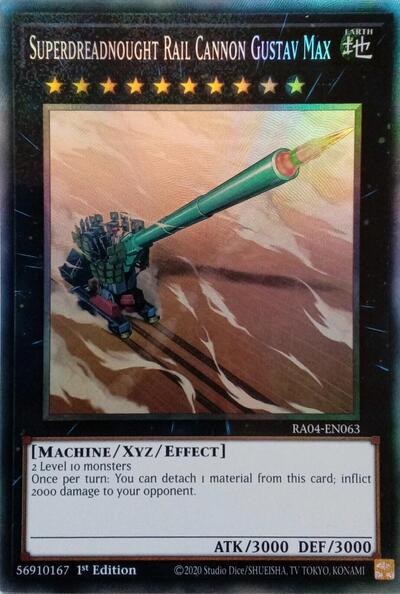 Superdreadnought Rail Cannon Gustav Max (PCR) (RA04-EN063) [Quarter Century Stampede]