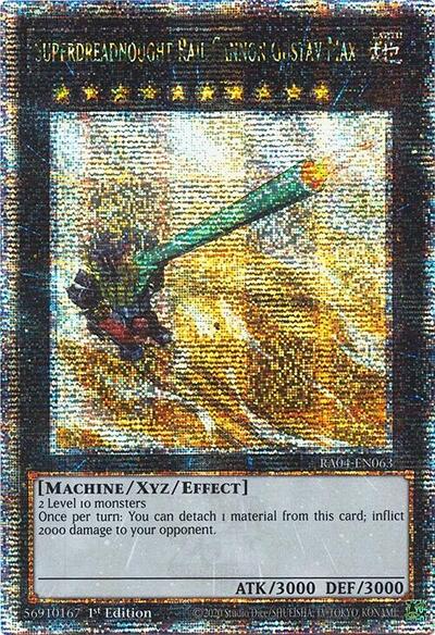 Superdreadnought Rail Cannon Gustav Max (Quarter Century Secret Rare) (RA04-EN063) [Quarter Century Stampede]
