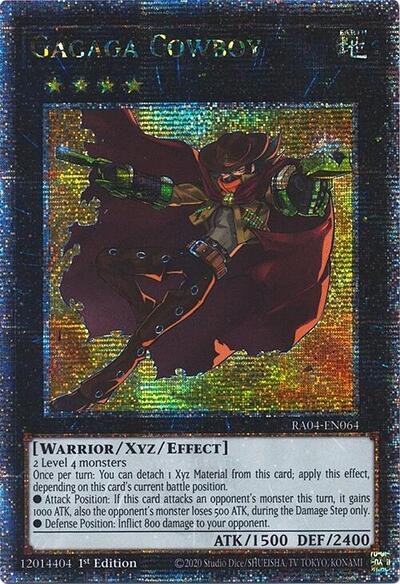 Gagaga Cowboy (Quarter Century Secret Rare) (RA04-EN064) [Quarter Century Stampede]