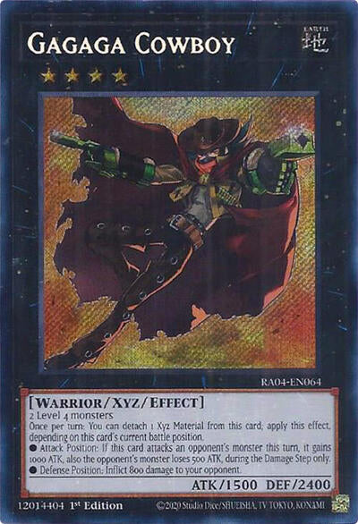Gagaga Cowboy (Secret Rare) (RA04-EN064) [Quarter Century Stampede]