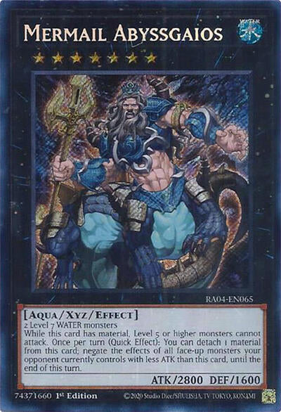 Mermail Abyssgaios (Secret Rare) (RA04-EN065) [Quarter Century Stampede]