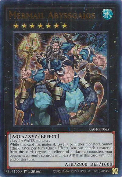 Mermail Abyssgaios (UR) (RA04-EN065) [Quarter Century Stampede]