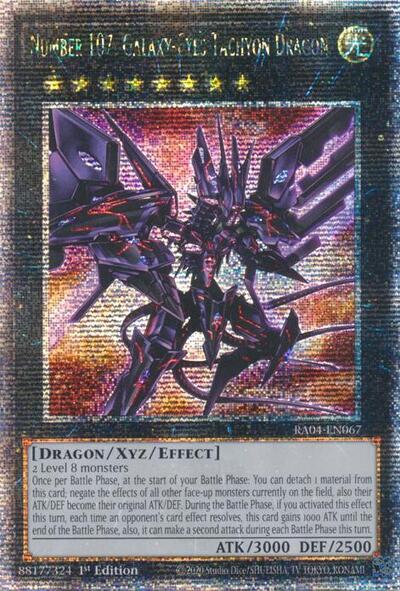 Number 107: Galaxy-Eyes Tachyon Dragon (Quarter Century Secret Rare) (RA04-EN067) [Quarter Century Stampede]
