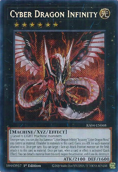 Cyber Dragon Infinity (Secret Rare) (RA04-EN068) [Quarter Century Stampede]