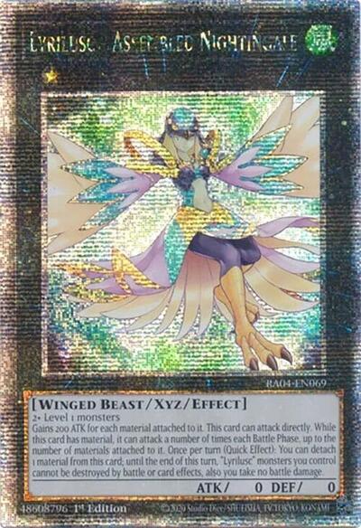 Lyrilusc - Assembled Nightingale (Quarter Century Secret Rare) (RA04-EN069) [Quarter Century Stampede]