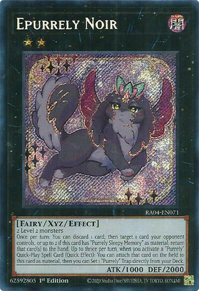 Epurrely Noir (Secret Rare) (RA04-EN071) [Quarter Century Stampede]