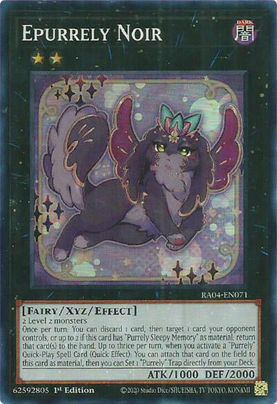Epurrely Noir (RA04-EN071) [Quarter Century Stampede]