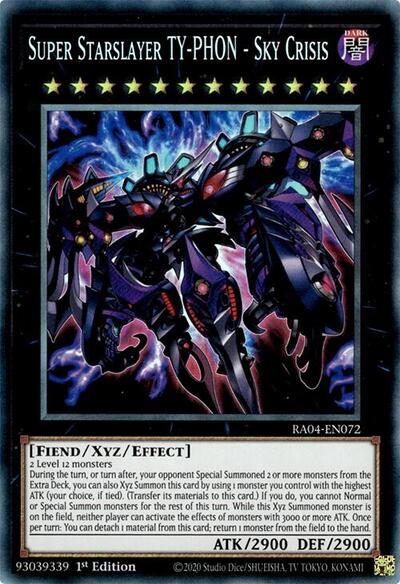 Super Starslayer TY-PHON - Sky Crisis (PCR) (RA04-EN072) [Quarter Century Stampede]